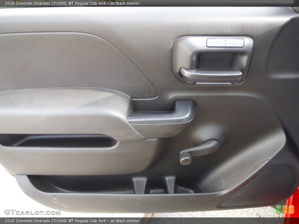 Jet Black Interior Door Panel for the 2016 Chevrolet Silverado 2500HD WT Regular Cab 4x4 #144289849