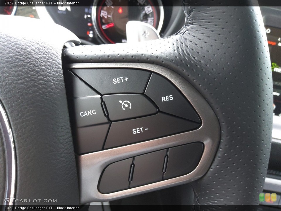 Black Interior Steering Wheel for the 2022 Dodge Challenger R/T #144290824