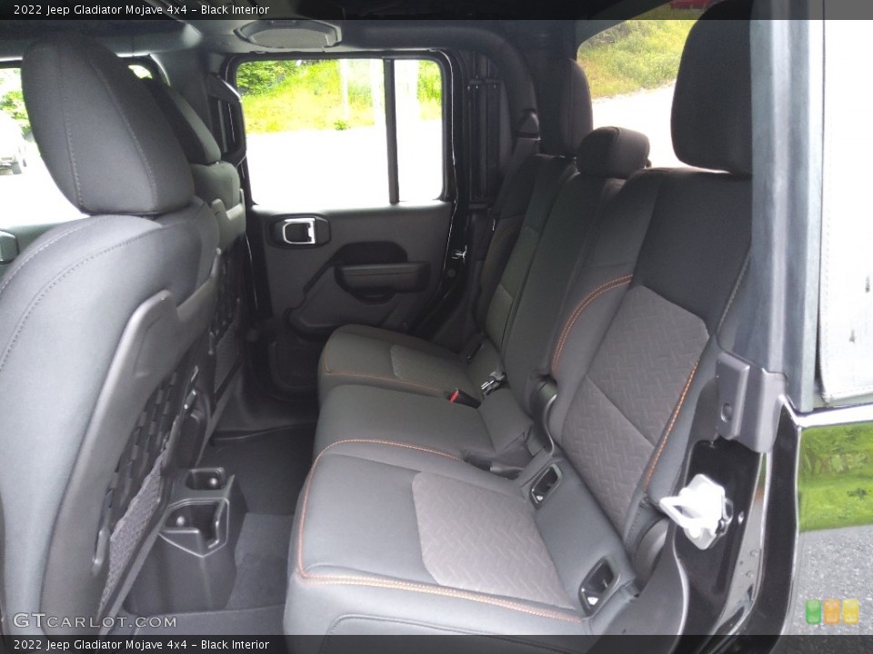 Black Interior Rear Seat for the 2022 Jeep Gladiator Mojave 4x4 #144292426