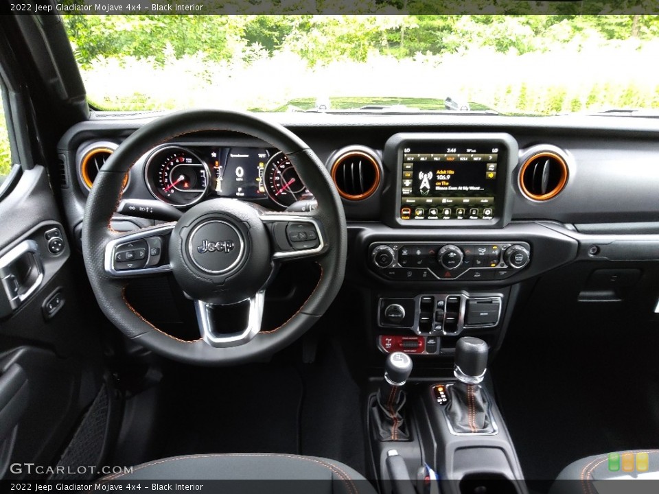 Black Interior Dashboard for the 2022 Jeep Gladiator Mojave 4x4 #144292478