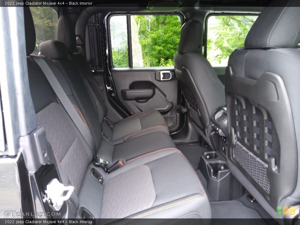 Black Interior Rear Seat for the 2022 Jeep Gladiator Mojave 4x4 #144292501