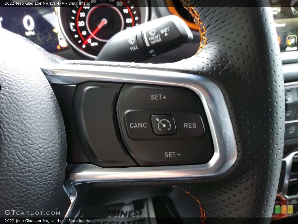 Black Interior Steering Wheel for the 2022 Jeep Gladiator Mojave 4x4 #144292582