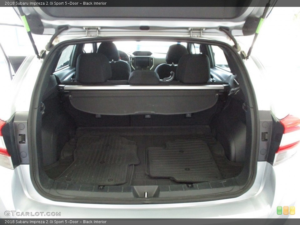 Black Interior Trunk for the 2018 Subaru Impreza 2.0i Sport 5-Door #144295999