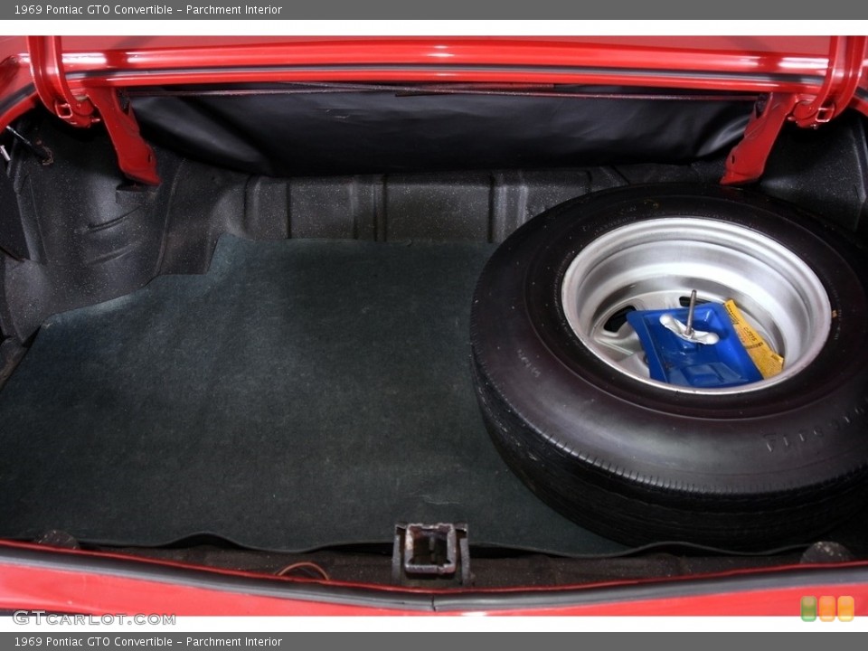 Parchment Interior Trunk for the 1969 Pontiac GTO Convertible #144296038