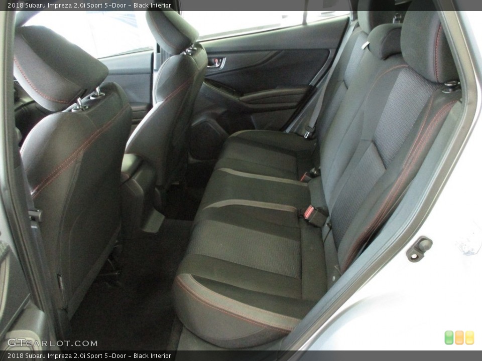 Black Interior Rear Seat for the 2018 Subaru Impreza 2.0i Sport 5-Door #144296044