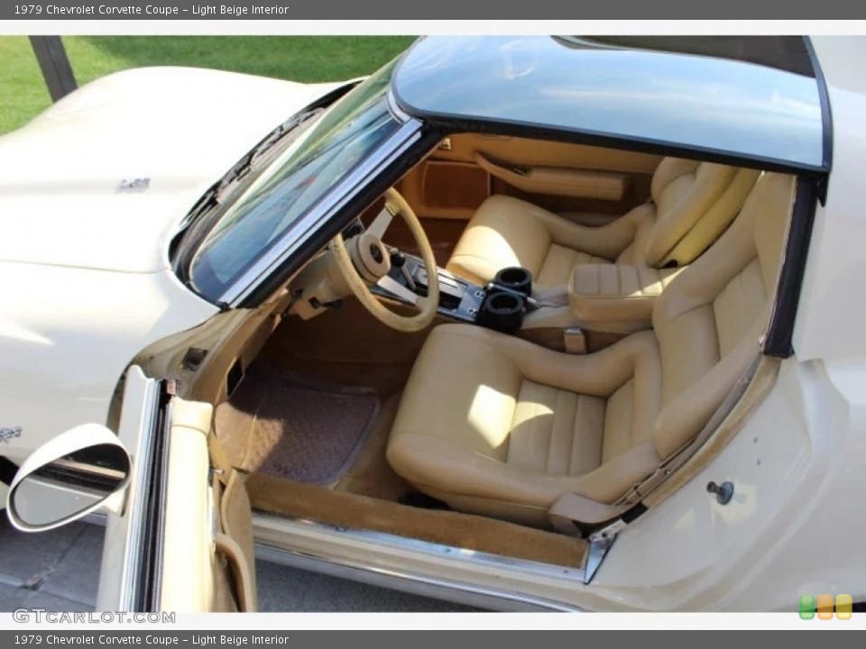 Light Beige 1979 Chevrolet Corvette Interiors