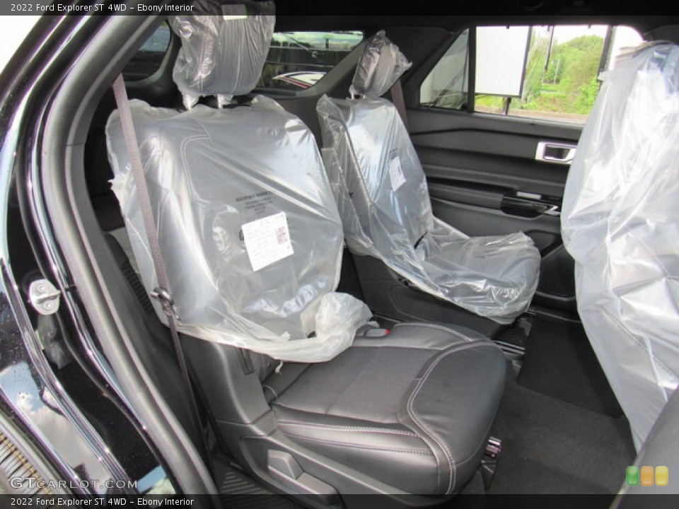 Ebony Interior Rear Seat for the 2022 Ford Explorer ST 4WD #144296728