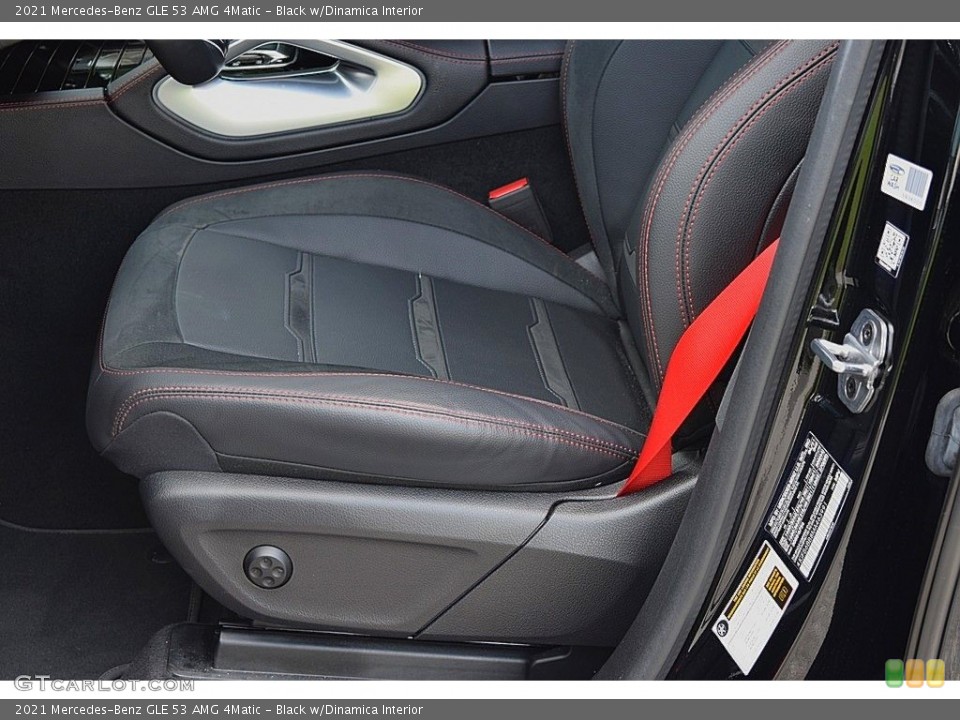 Black w/Dinamica Interior Front Seat for the 2021 Mercedes-Benz GLE 53 AMG 4Matic #144299238