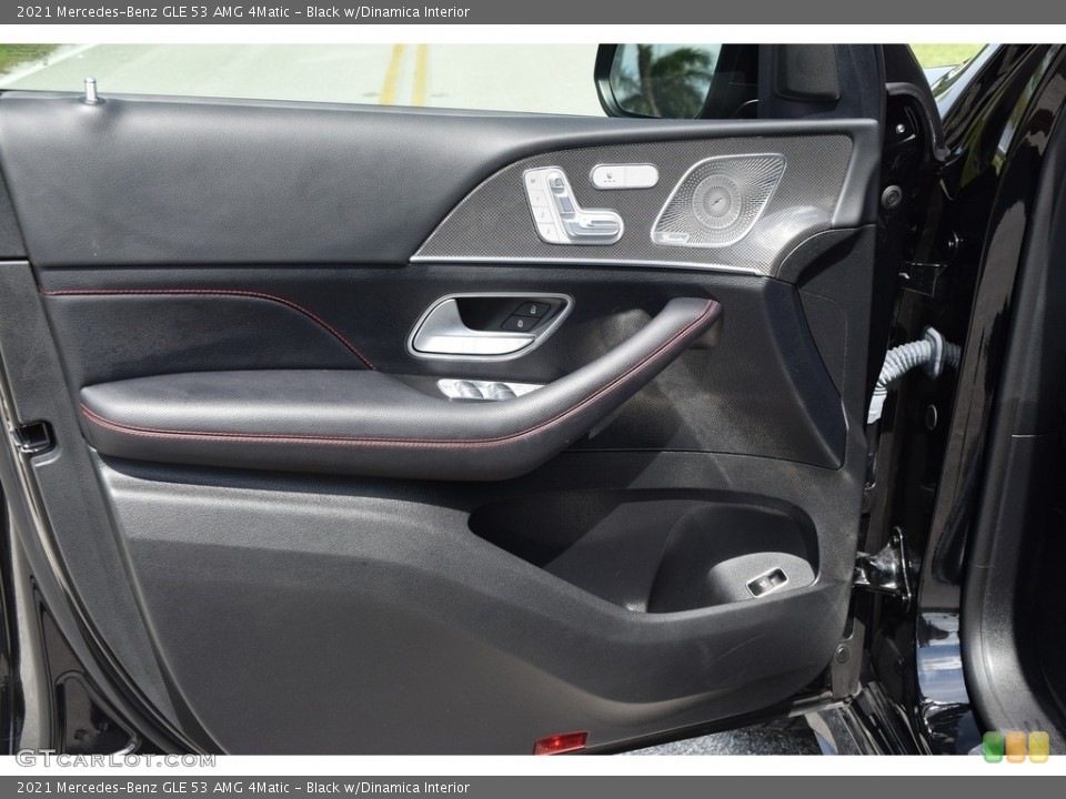 Black w/Dinamica Interior Door Panel for the 2021 Mercedes-Benz GLE 53 AMG 4Matic #144299328