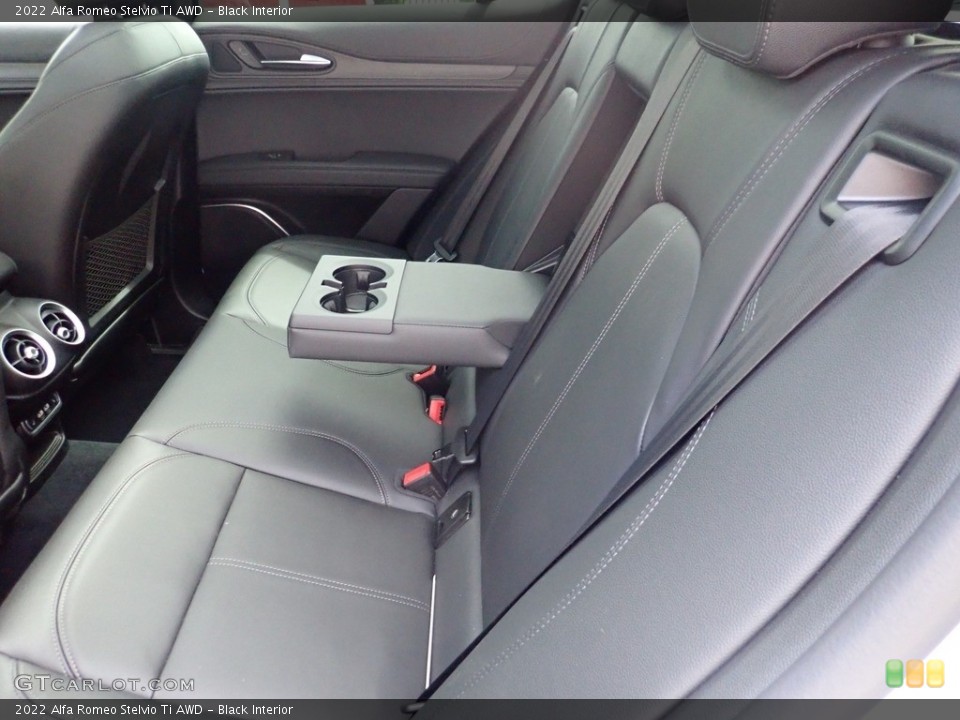 Black Interior Rear Seat for the 2022 Alfa Romeo Stelvio Ti AWD #144300258
