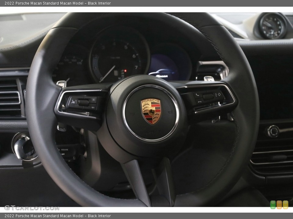 Black Interior Steering Wheel for the 2022 Porsche Macan  #144301156
