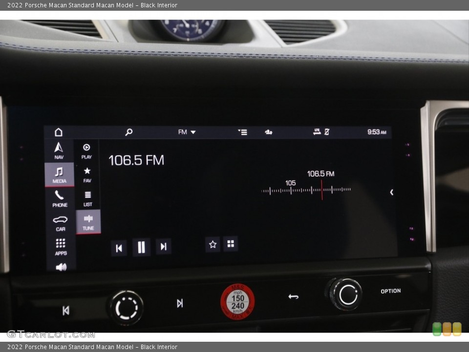 Black Interior Audio System for the 2022 Porsche Macan  #144301222