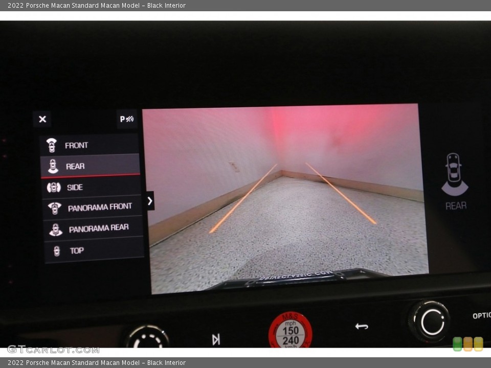 Black Interior Navigation for the 2022 Porsche Macan  #144301318