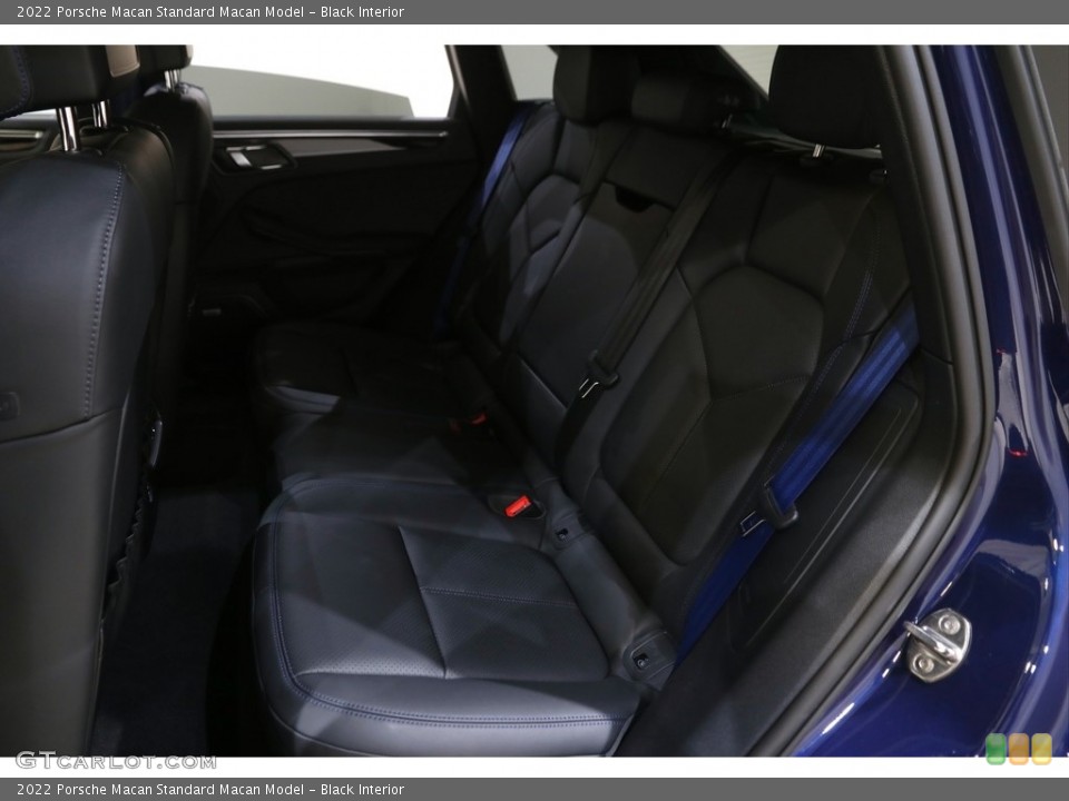 Black Interior Rear Seat for the 2022 Porsche Macan  #144301495