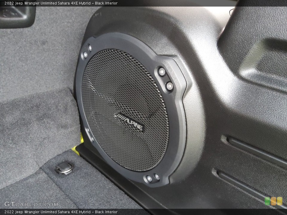 Black Interior Audio System for the 2022 Jeep Wrangler Unlimited Sahara 4XE Hybrid #144302237