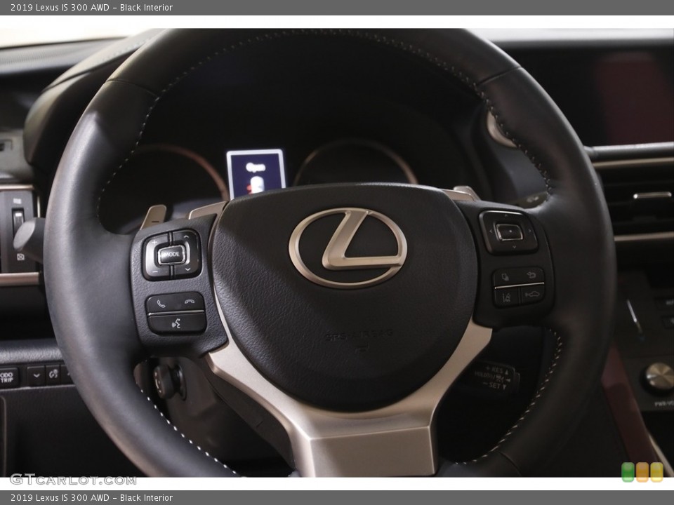Black Interior Steering Wheel for the 2019 Lexus IS 300 AWD #144302440