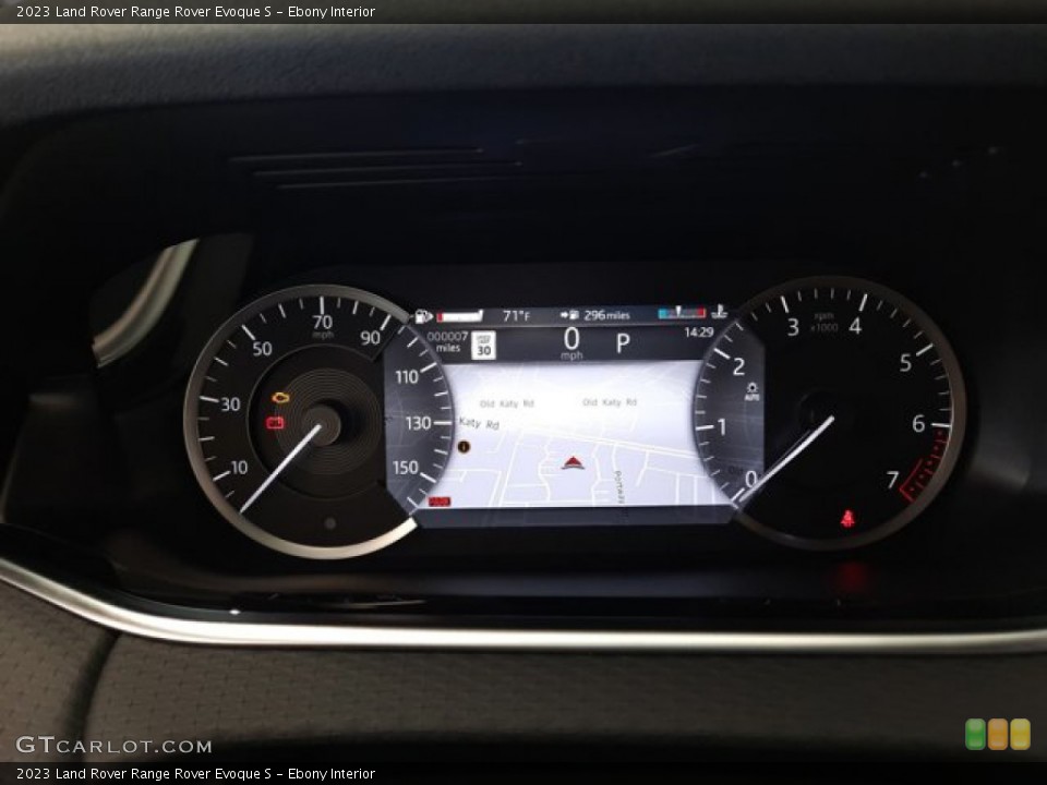 Ebony Interior Gauges for the 2023 Land Rover Range Rover Evoque S #144302719