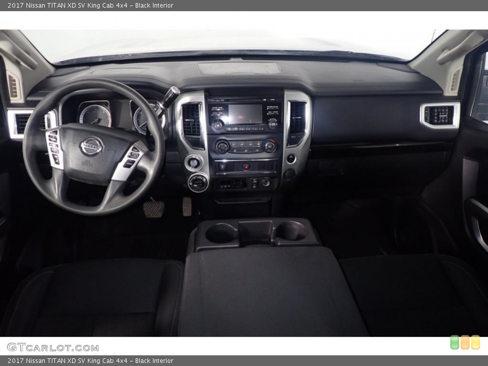 Black Interior Dashboard for the 2017 Nissan TITAN XD SV King Cab 4x4 #144303910