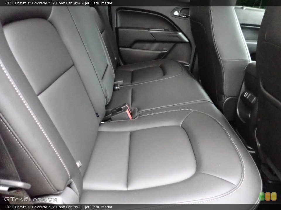 Jet Black Interior Rear Seat for the 2021 Chevrolet Colorado ZR2 Crew Cab 4x4 #144305502