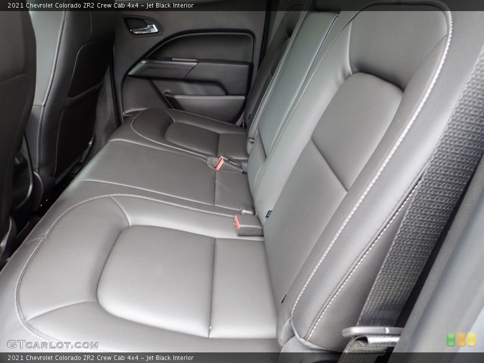 Jet Black Interior Rear Seat for the 2021 Chevrolet Colorado ZR2 Crew Cab 4x4 #144305538