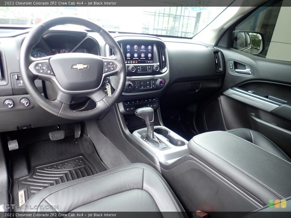 Jet Black Interior Photo for the 2021 Chevrolet Colorado ZR2 Crew Cab 4x4 #144305562