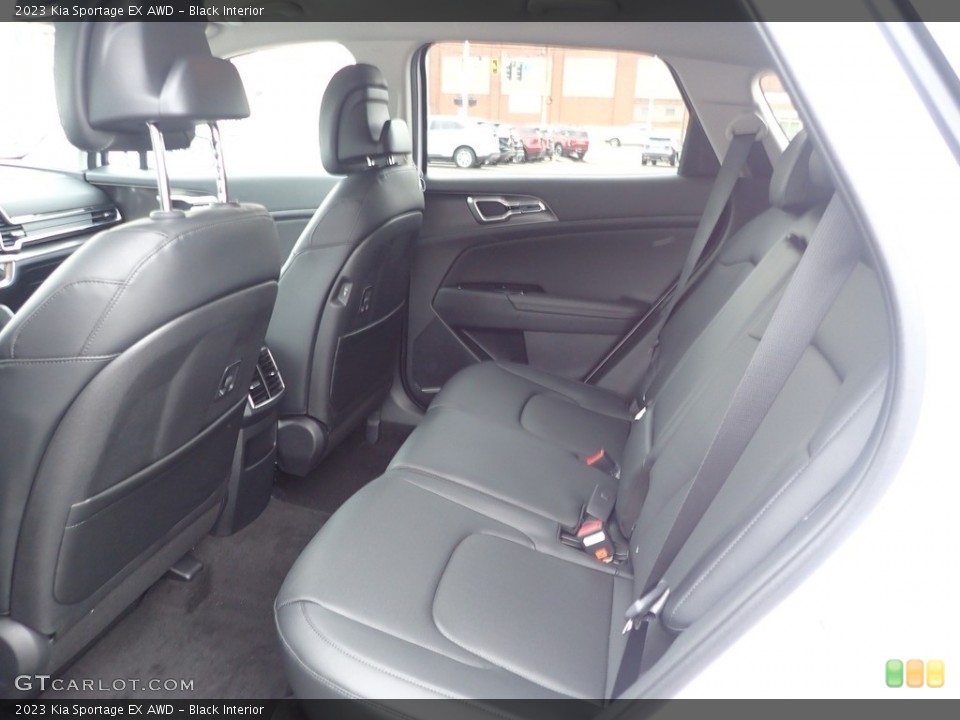 Black Interior Rear Seat for the 2023 Kia Sportage EX AWD #144307677