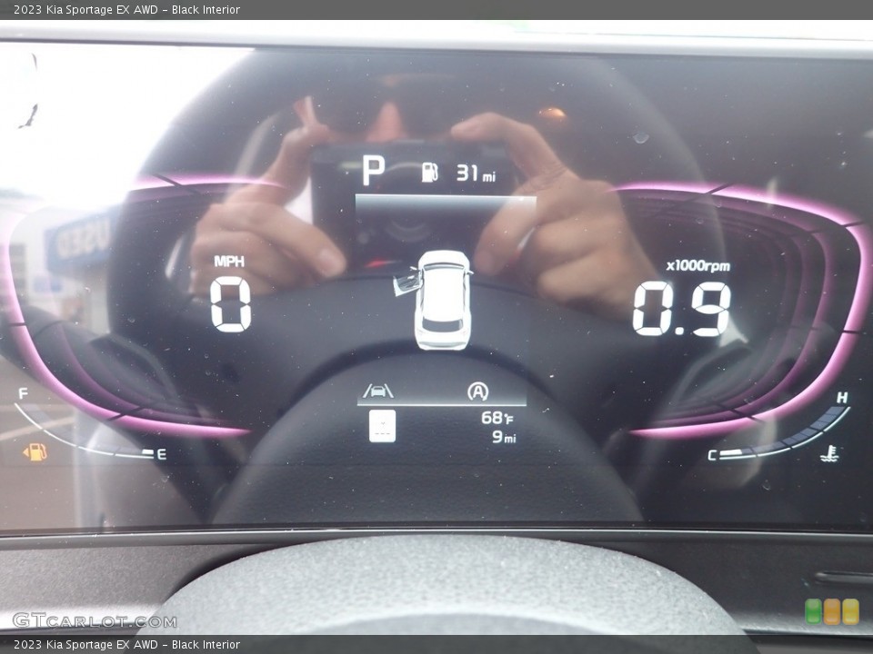 Black Interior Gauges for the 2023 Kia Sportage EX AWD #144307806