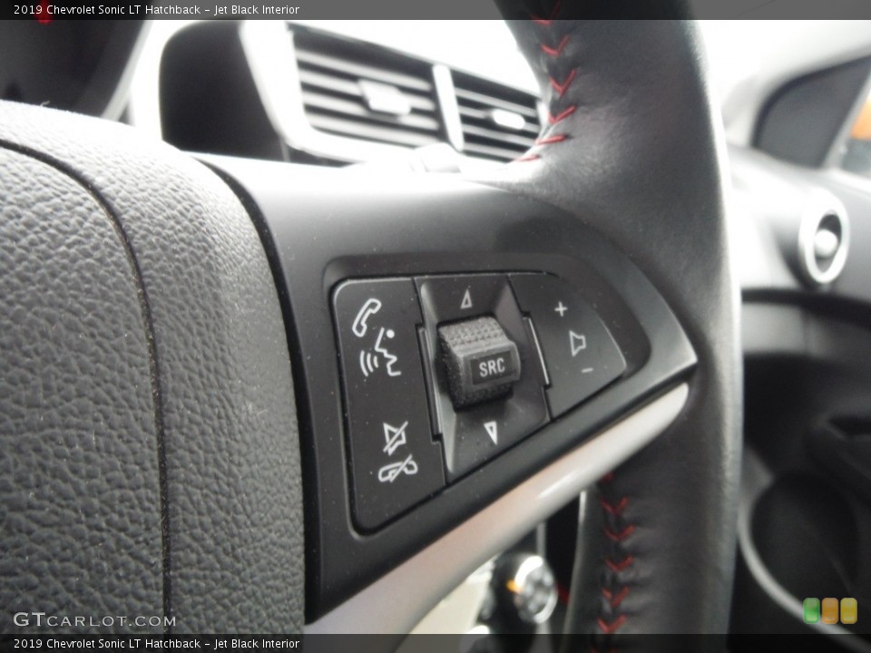Jet Black Interior Steering Wheel for the 2019 Chevrolet Sonic LT Hatchback #144307929