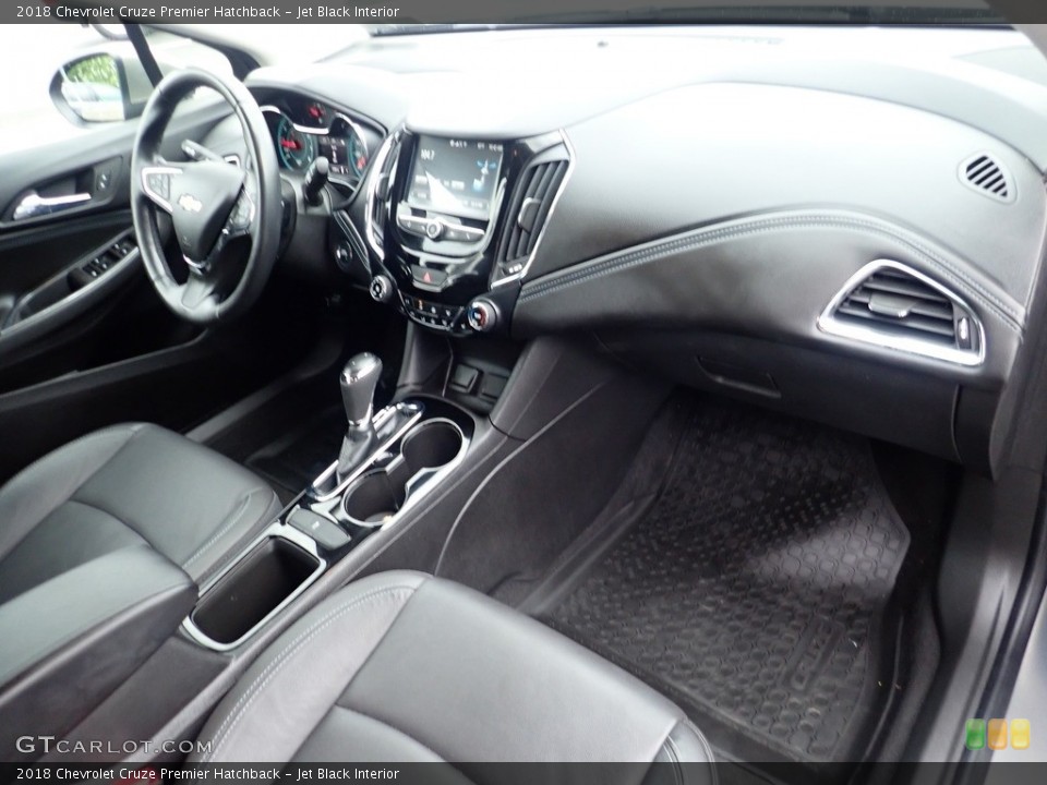 Jet Black Interior Dashboard for the 2018 Chevrolet Cruze Premier Hatchback #144308046