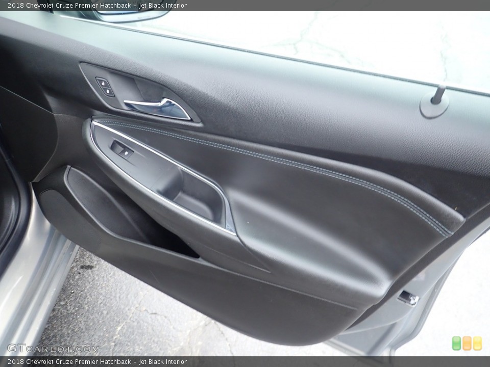 Jet Black Interior Door Panel for the 2018 Chevrolet Cruze Premier Hatchback #144308067