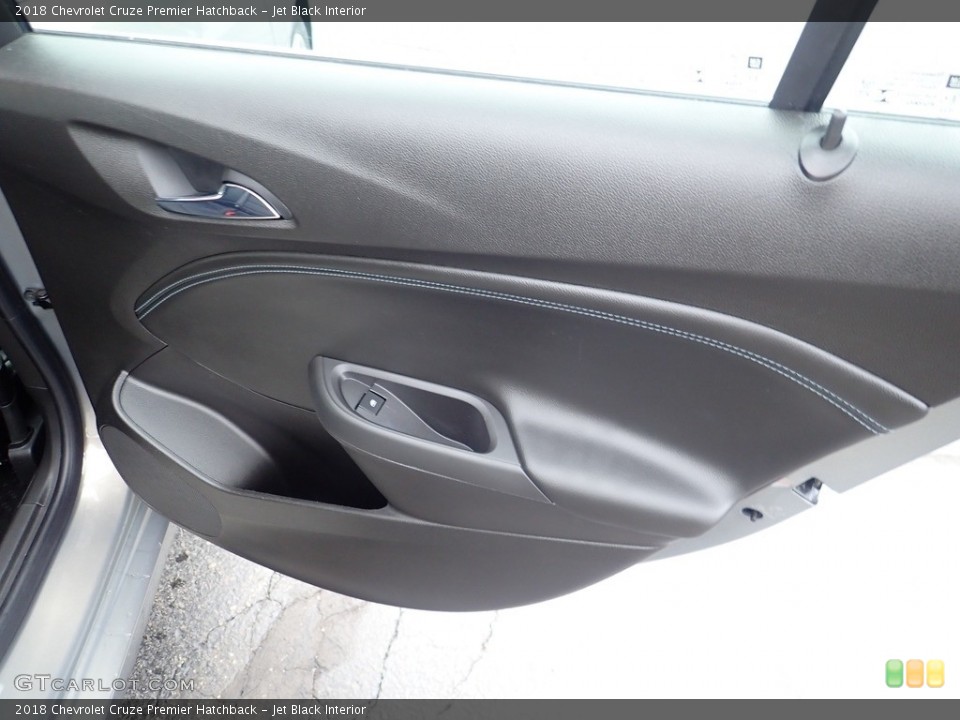 Jet Black Interior Door Panel for the 2018 Chevrolet Cruze Premier Hatchback #144308113