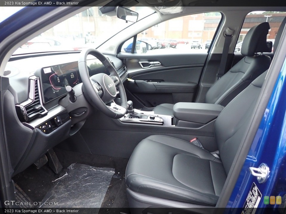 Black Interior Photo for the 2023 Kia Sportage EX AWD #144308175