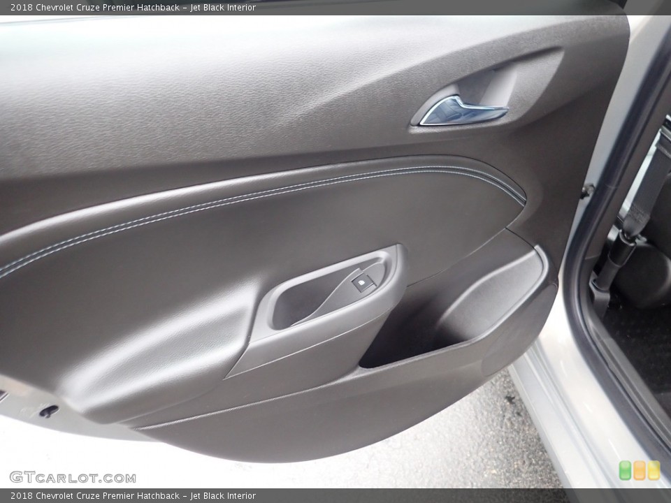Jet Black Interior Door Panel for the 2018 Chevrolet Cruze Premier Hatchback #144308202