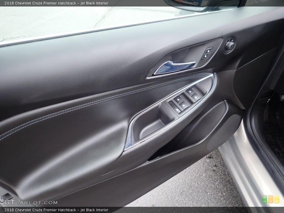 Jet Black Interior Door Panel for the 2018 Chevrolet Cruze Premier Hatchback #144308223