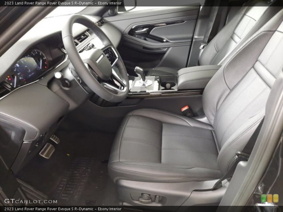 Ebony Interior Photo for the 2023 Land Rover Range Rover Evoque S R-Dynamic #144308235