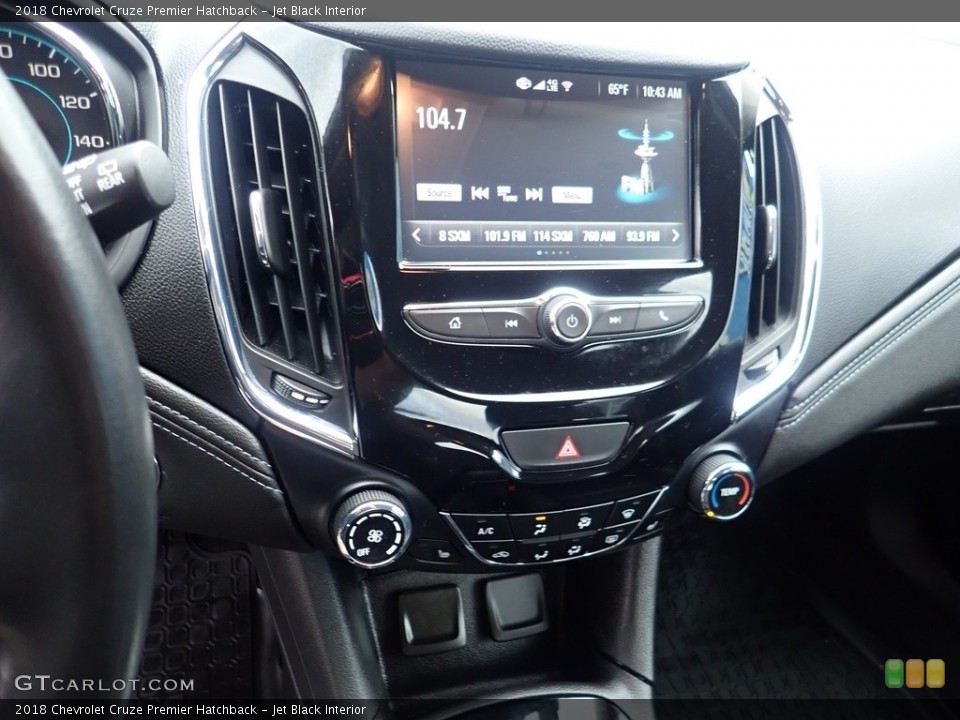 Jet Black Interior Controls for the 2018 Chevrolet Cruze Premier Hatchback #144308298