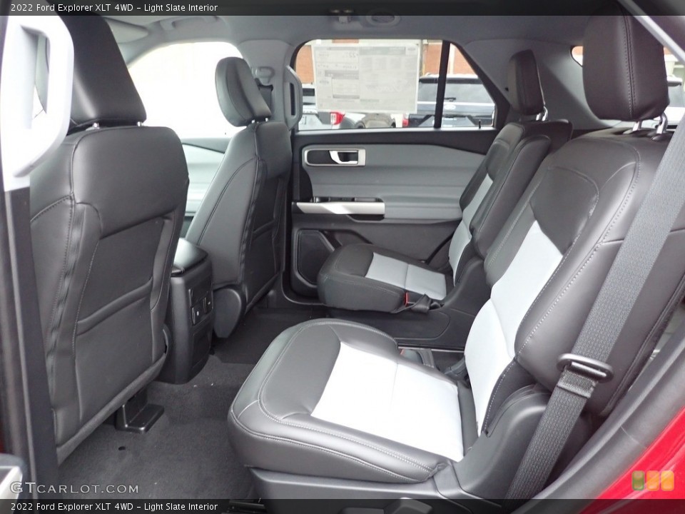 Light Slate Interior Rear Seat for the 2022 Ford Explorer XLT 4WD #144308625