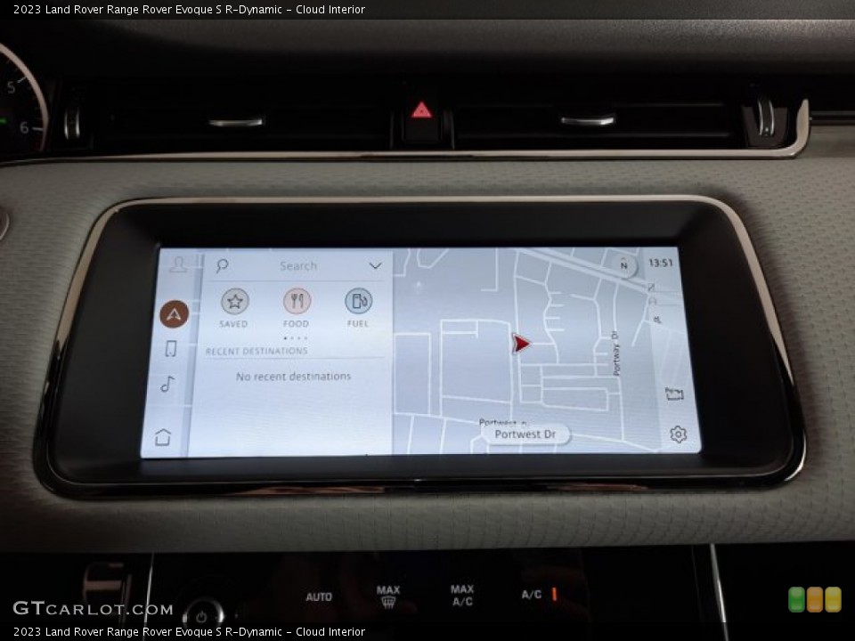 Cloud Interior Navigation for the 2023 Land Rover Range Rover Evoque S R-Dynamic #144308850