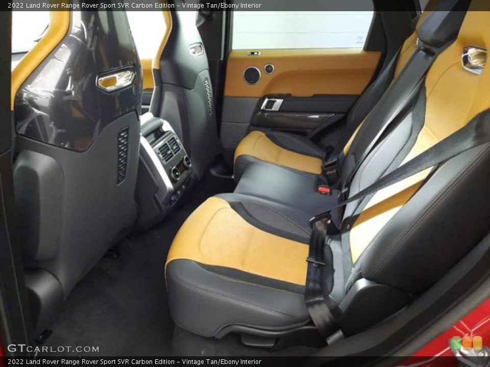 Vintage Tan/Ebony Interior Rear Seat for the 2022 Land Rover Range Rover Sport SVR Carbon Edition #144309009