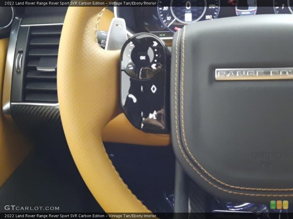 Vintage Tan/Ebony Interior Steering Wheel for the 2022 Land Rover Range Rover Sport SVR Carbon Edition #144309246