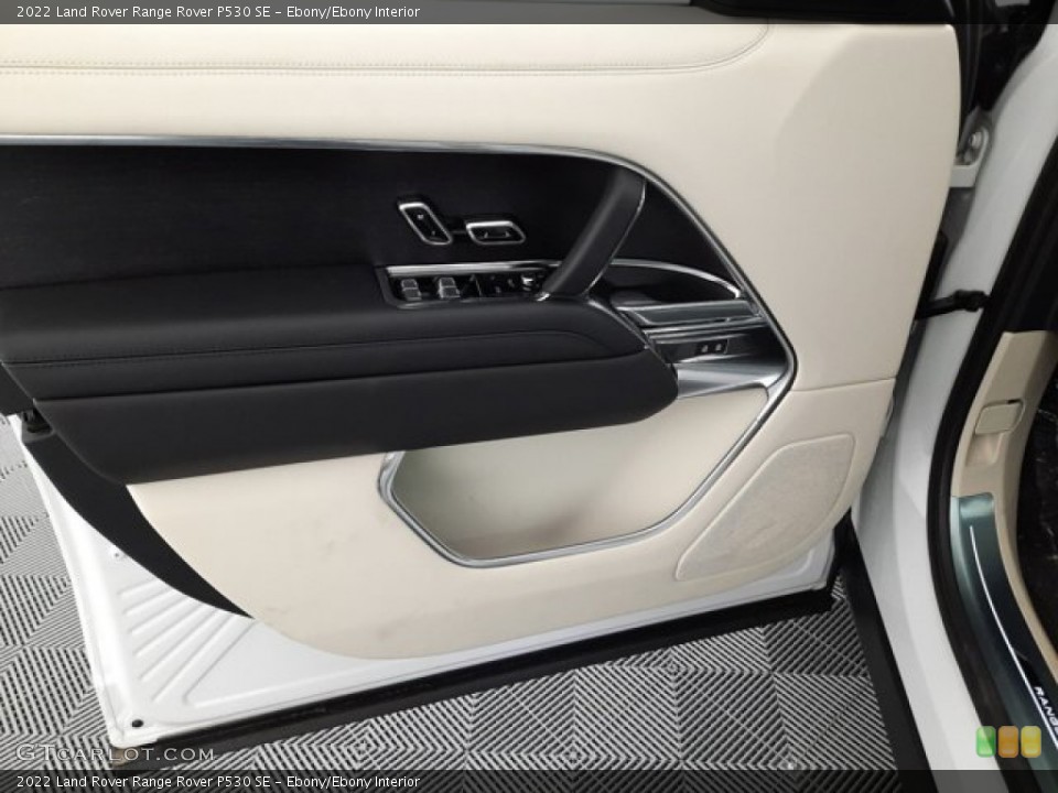 Ebony/Ebony Interior Door Panel for the 2022 Land Rover Range Rover P530 SE #144309615