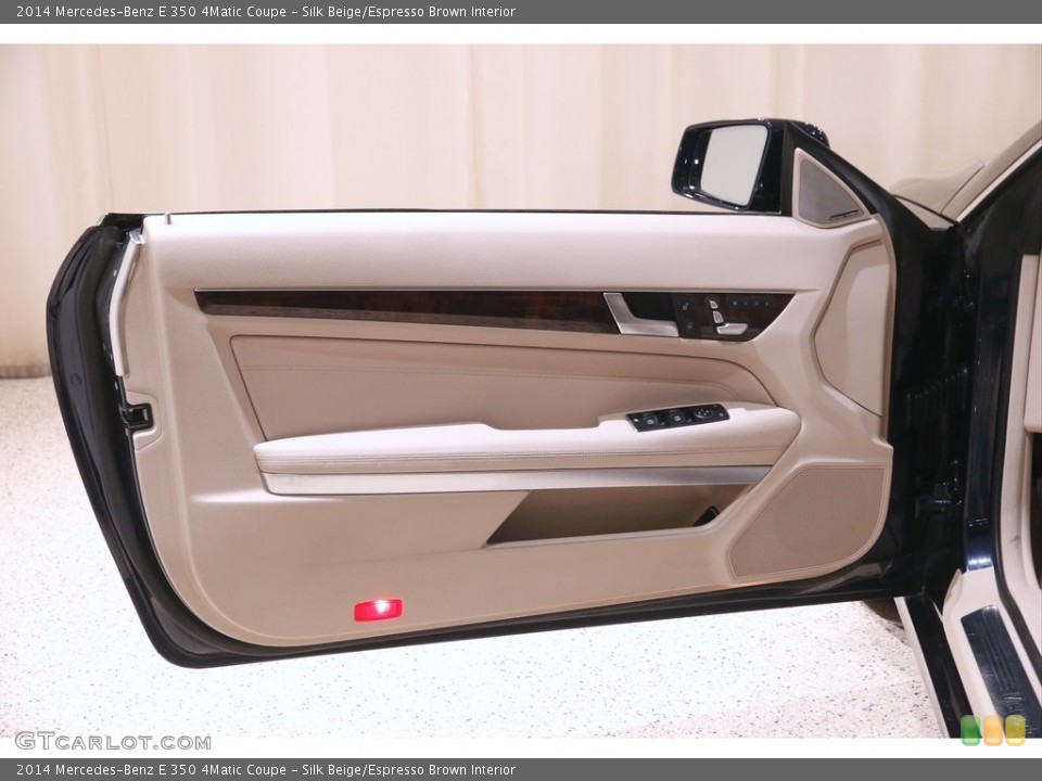 Silk Beige/Espresso Brown Interior Door Panel for the 2014 Mercedes-Benz E 350 4Matic Coupe #144309678