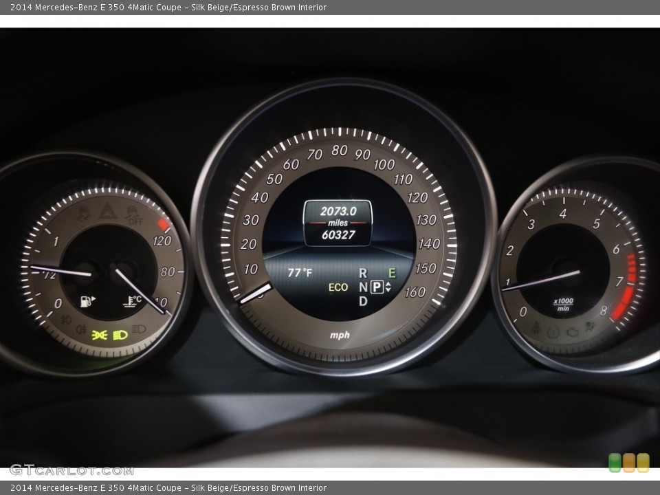 Silk Beige/Espresso Brown Interior Gauges for the 2014 Mercedes-Benz E 350 4Matic Coupe #144309774