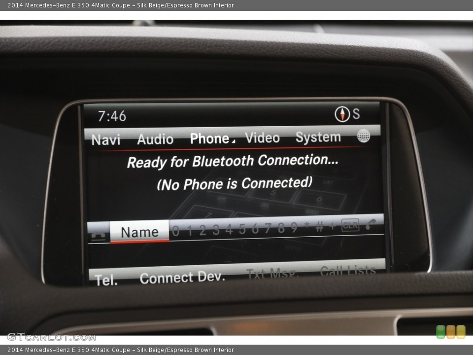 Silk Beige/Espresso Brown Interior Controls for the 2014 Mercedes-Benz E 350 4Matic Coupe #144309855
