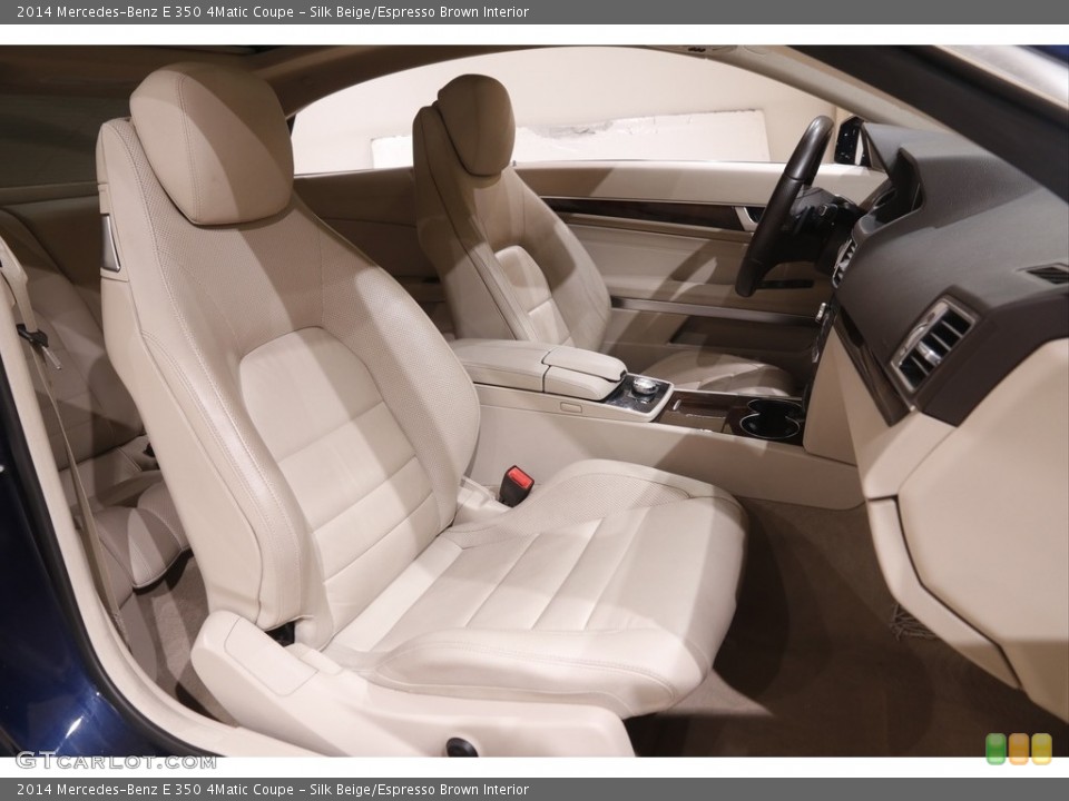 Silk Beige/Espresso Brown Interior Front Seat for the 2014 Mercedes-Benz E 350 4Matic Coupe #144309942