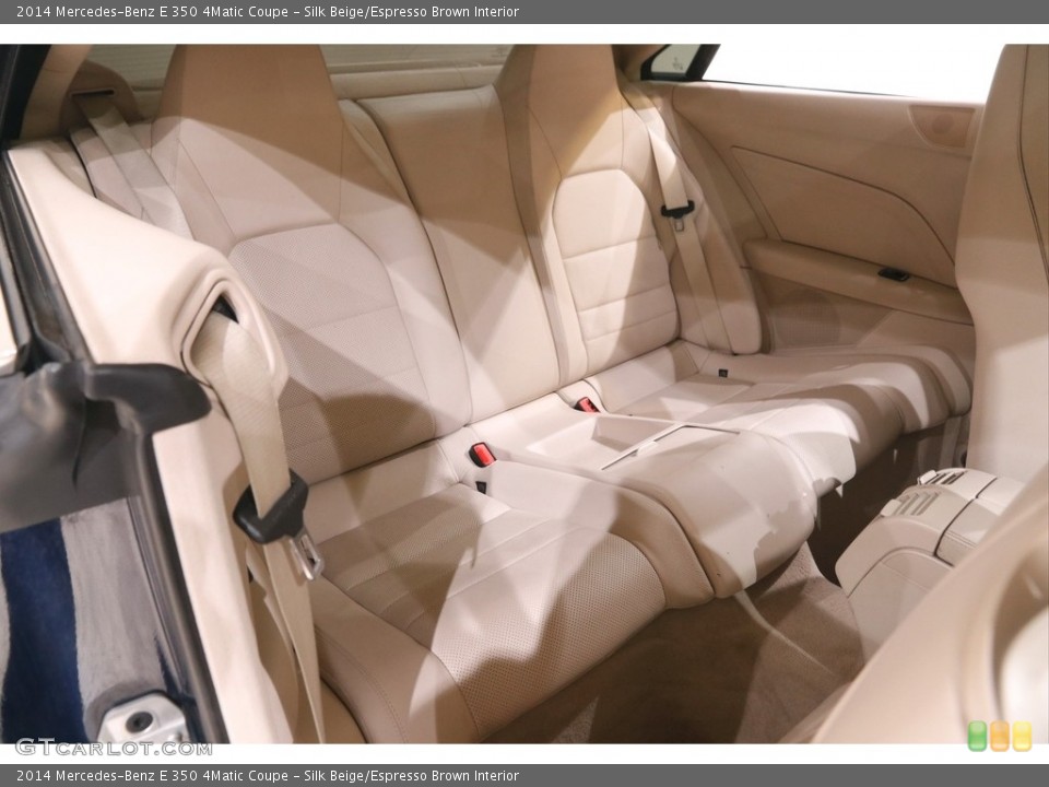 Silk Beige/Espresso Brown Interior Rear Seat for the 2014 Mercedes-Benz E 350 4Matic Coupe #144309966