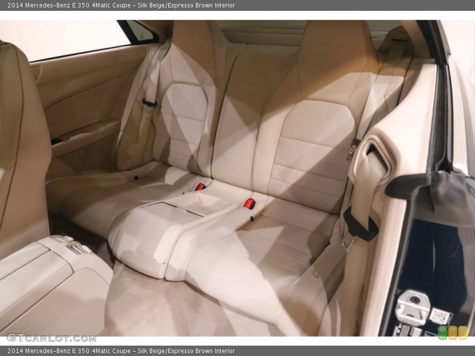 Silk Beige/Espresso Brown Interior Rear Seat for the 2014 Mercedes-Benz E 350 4Matic Coupe #144309993