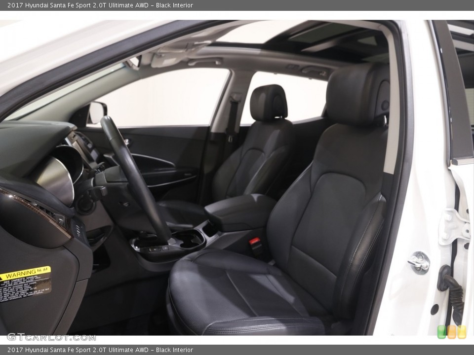 Black Interior Front Seat for the 2017 Hyundai Santa Fe Sport 2.0T Ulitimate AWD #144312867