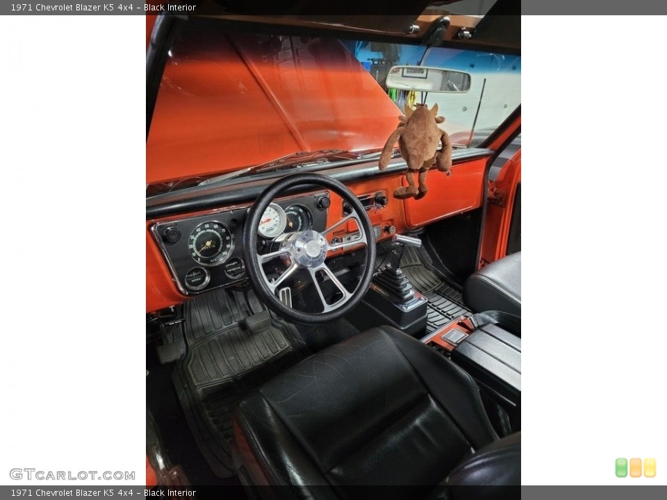 Black Interior Front Seat for the 1971 Chevrolet Blazer K5 4x4 #144313908