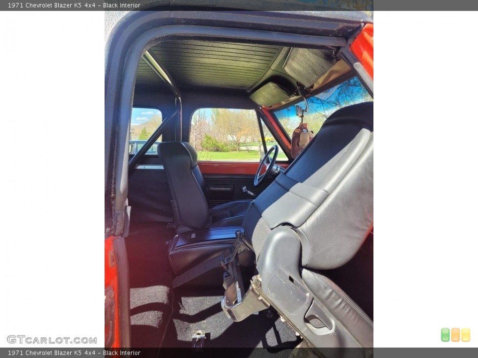 Black 1971 Chevrolet Blazer Interiors